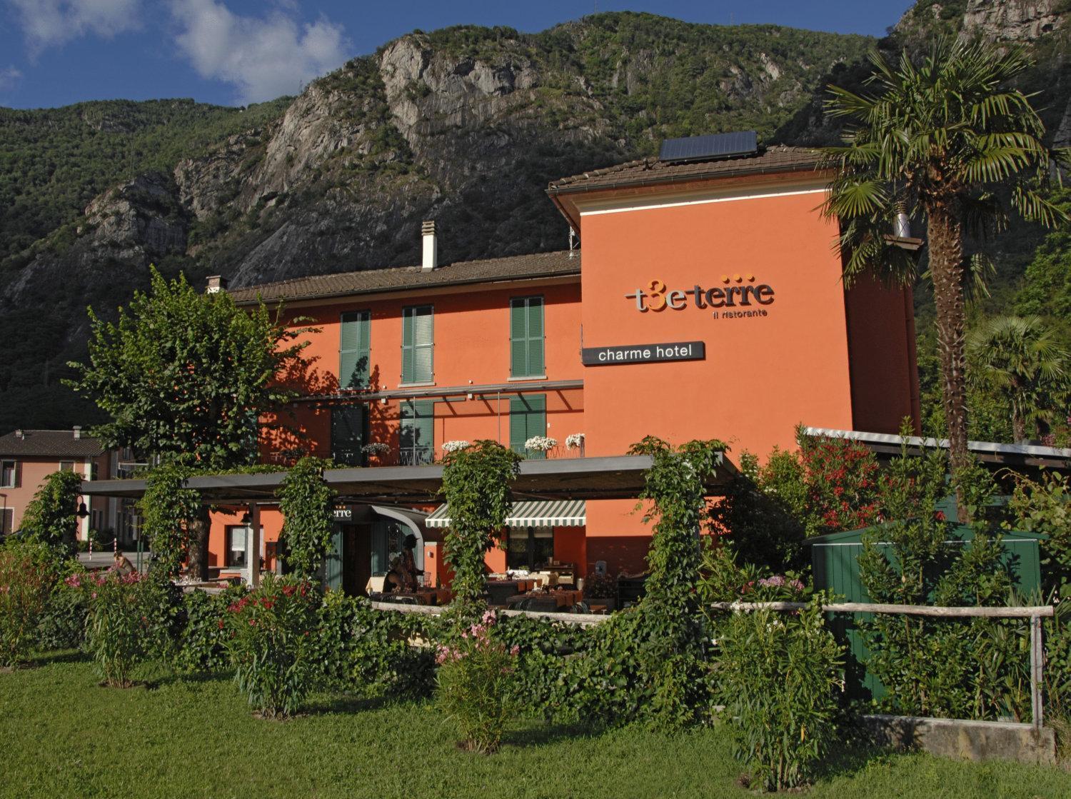 Ristorante Charme Hotel Tre Terre Ponte Brolla Eksteriør bilde